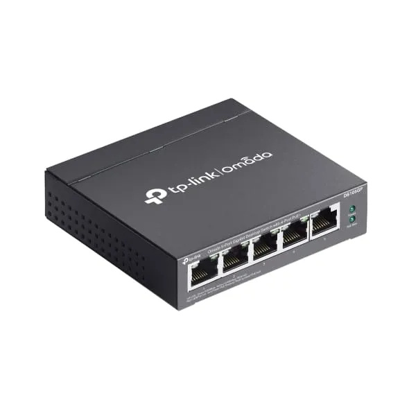 Switch TP-LINK DS105GP 5-Port Gigabit 4-Port PoE+ - imagine 4