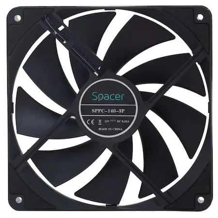 Ventilator PC SPACER SPFC-140-3P 140mm Negru