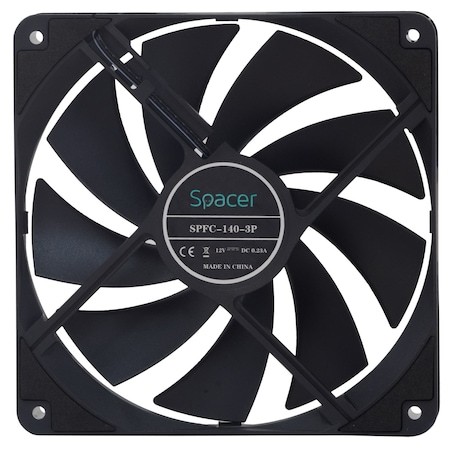 Ventilator PC SPACER SPFC-140-3P 140mm Negru