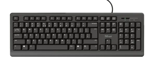 Tastatură TRUST Primo TR-23880 cu fir Negru