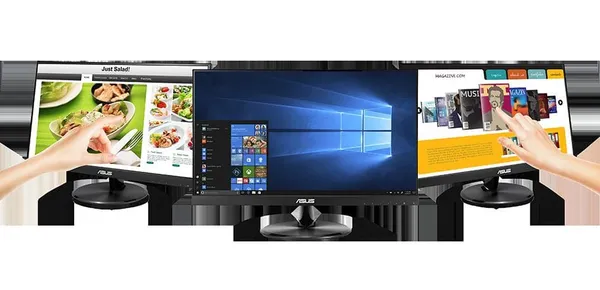 Monitor ASUS VT229H 21.5 inch Full HD Touchscreen IPS Negru - imagine 6