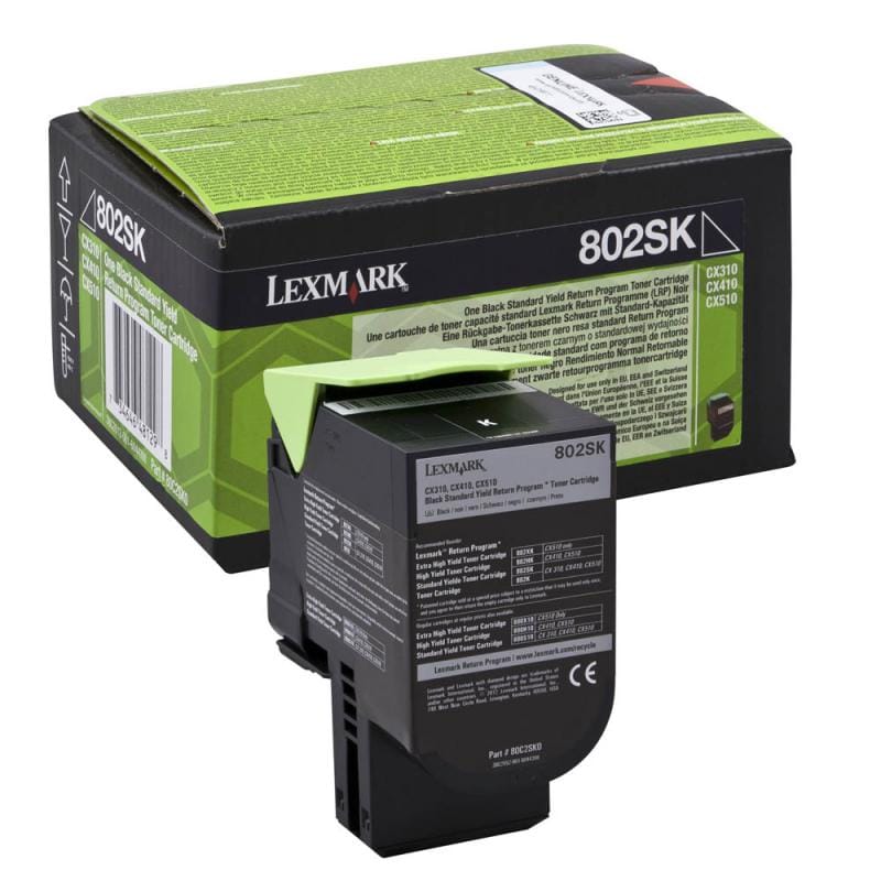Toner LEXMARK 80C2SK0 Negru Original 2500 Pagini