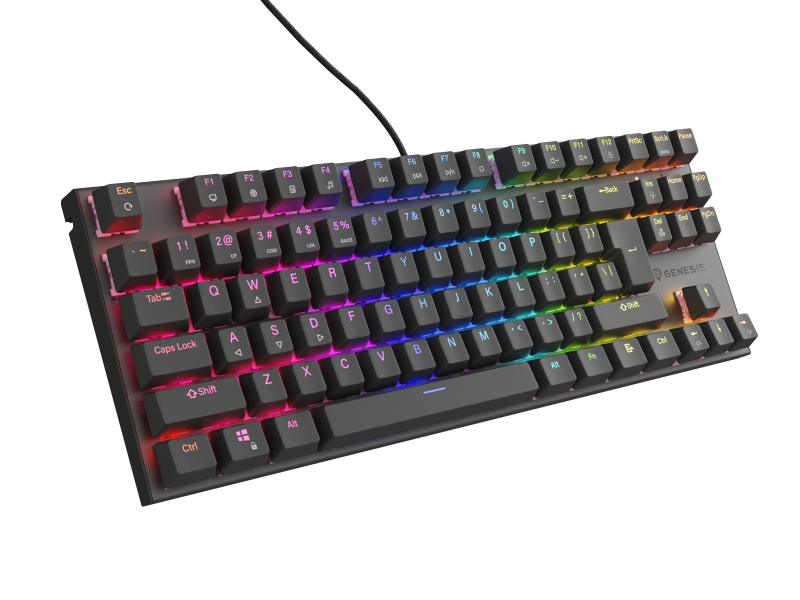 Tastatură Gaming GENESIS Thor 303 TKL RGB Negru