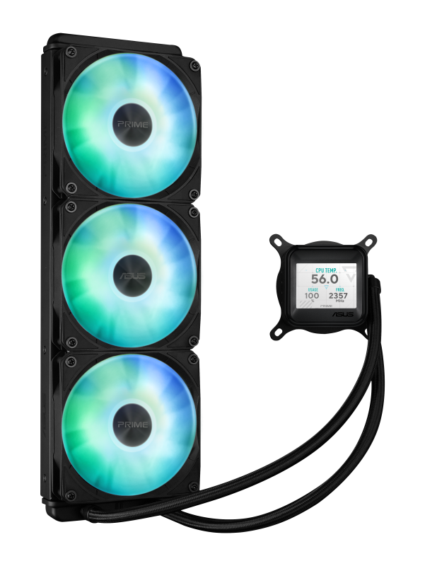 Cooler Procesor ASUS PRIME LC 360 LCD ARGB Negru