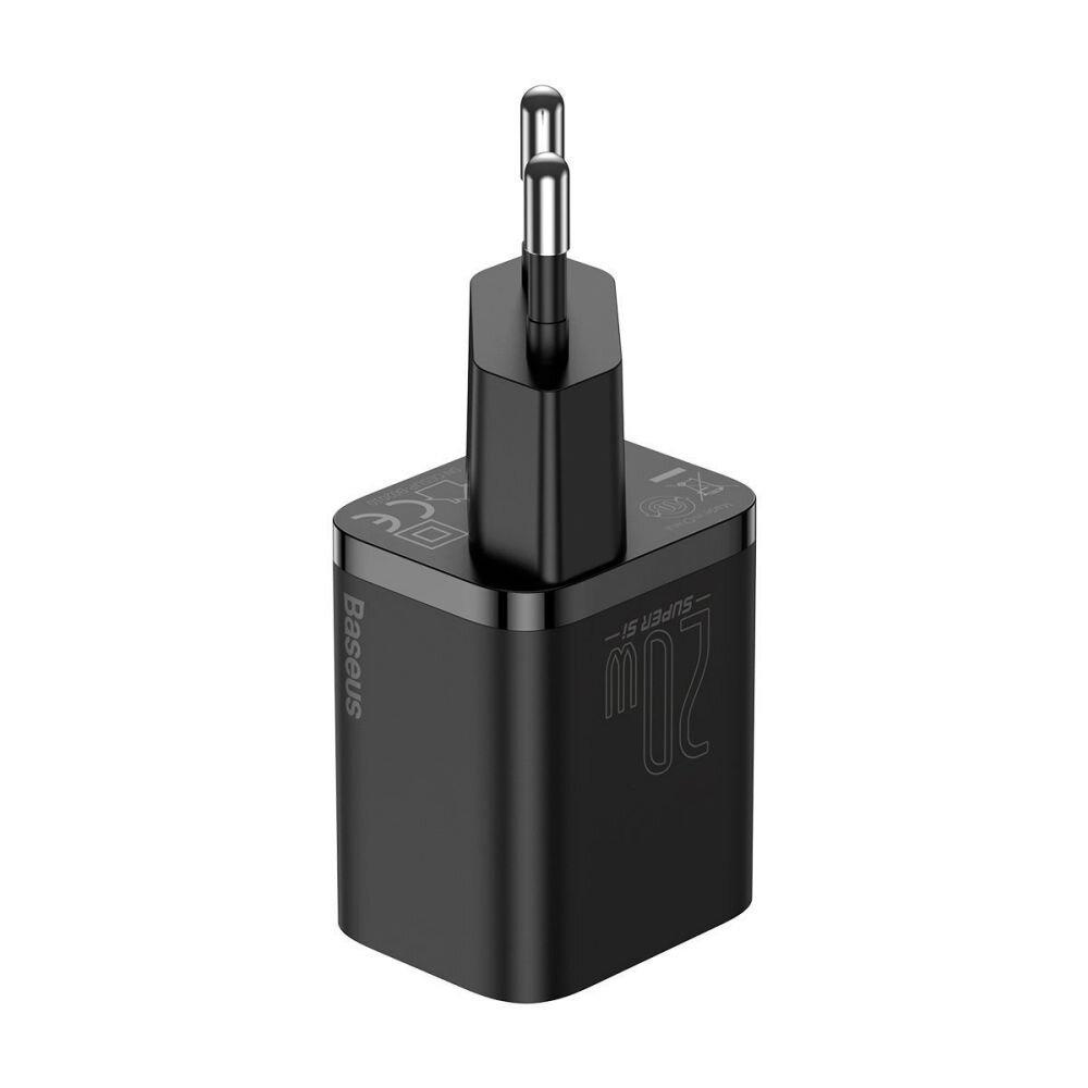 Încărcător BASEUS Super Si Quick Charge 20W USB Type-C Negru - imagine 3