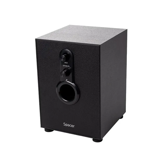 Sistem Boxe SPACER SPB-2200 2.1 11W Negru - imagine 3