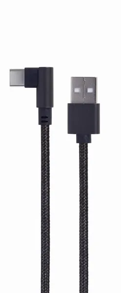 Cablu Date GEMBIRD USB 2.0 Type-C Negru CC-USB2-AMCML-0.2M - imagine 2