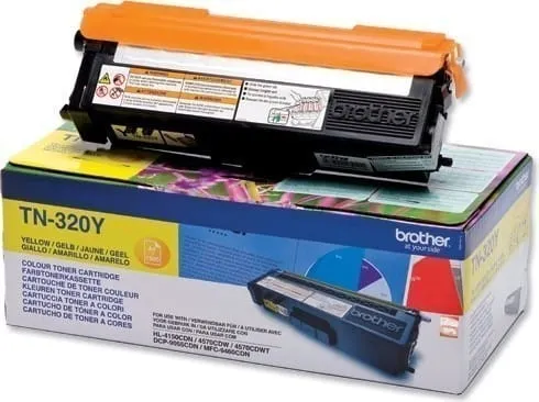 Toner Original BROTHER TN-320Y Galben Laser 1500 Pagini