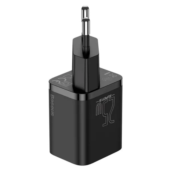 Încărcător BASEUS Super Si Quick Charge 25W USB Type-C Negru