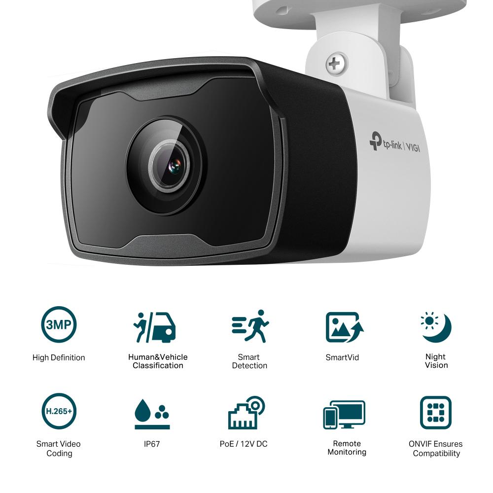 Cameră IP Bullet TP-LINK VIGI C330I 3MP 2.8mm IR 30m - imagine 2