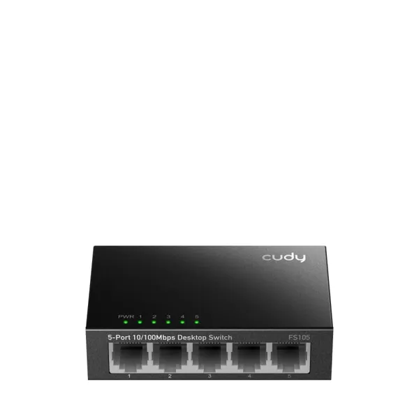 Switch CUDY FS105 5 Porturi 10/100 Mbps Metal