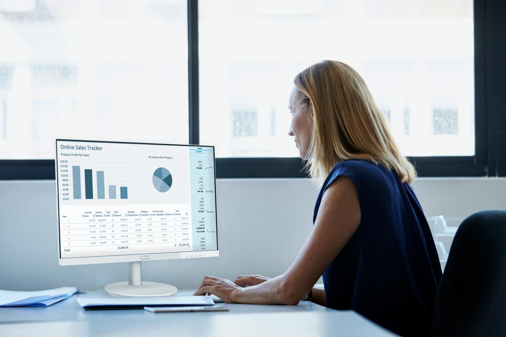 Monitor PHILIPS 271V8AW/00 27 inch IPS Full HD 75Hz - imagine 3