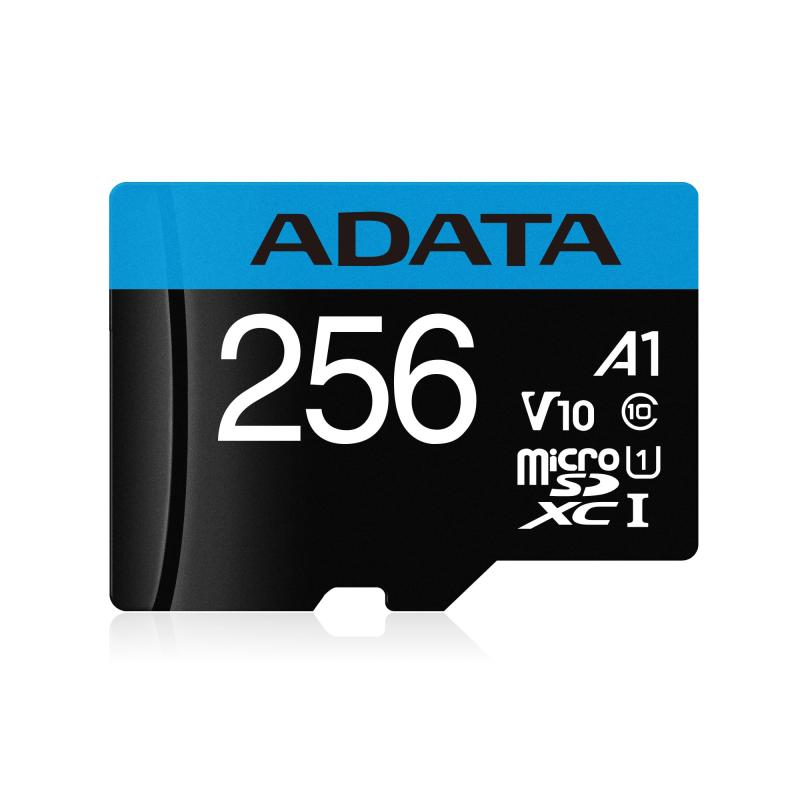 Card de Memorie MicroSDXC ADATA Premier 256GB Clasa 10 UHS-I U1 A1 V10 cu Adaptor SD