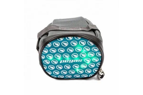 Borsetă Șa PEGAS cu Semnalizare 30LED Gri-Albastru - imagine 2