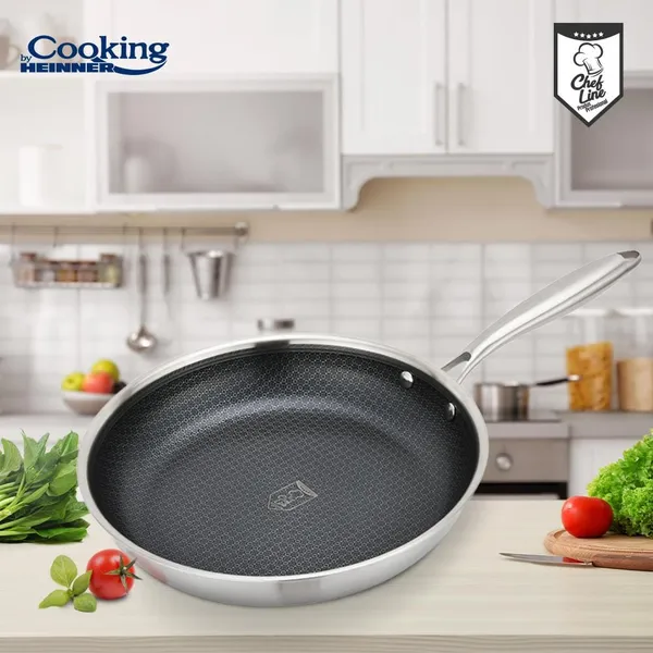 Tigaie Inox HEINNER Titanium3 30x6 cm - imagine 4