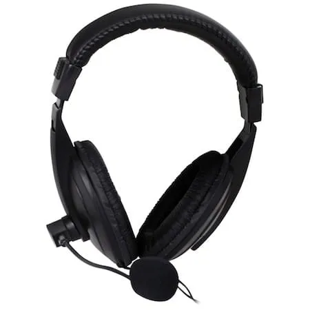 Căști Audio SPACER SPK-222 cu Fir Jack 3.5 mm Negru