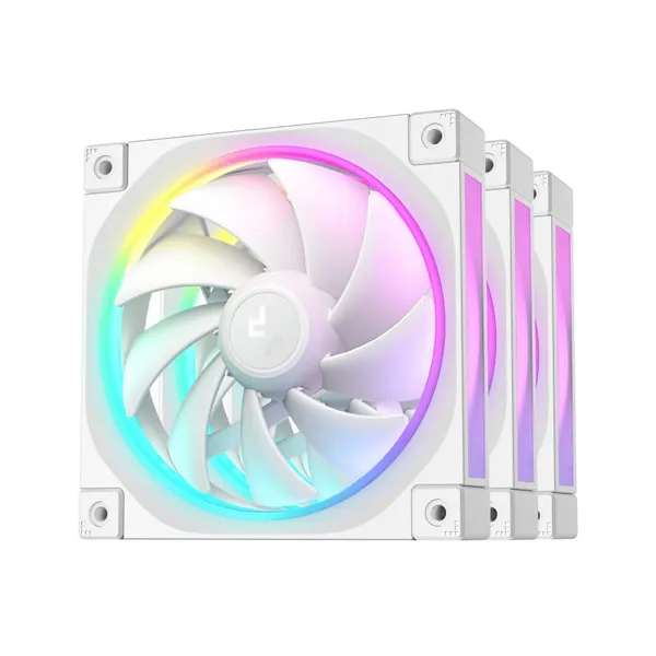 Ventilator Carcasă DEEPCOOL FL12 WH 3 în 1 12 cm RGB