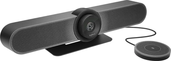 Microfon LOGITECH 989-000405 Conferințe Video USB Negru - imagine 2