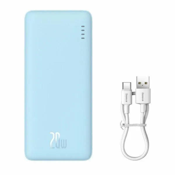 Baterie externă BASEUS Airpow 10000mAh 20W Albastru