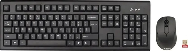 Kit Tastatură + Mouse A4TECH 7100N Wireless Negru