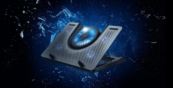 Stand Cooler Laptop TRUST GXT 1125 Quno 5 Ventilatoare Negru - imagine 7