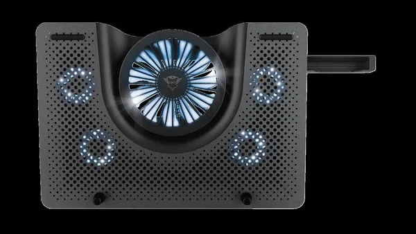 Stand Cooler Laptop TRUST GXT 1125 Quno 5 Ventilatoare Negru - imagine 2