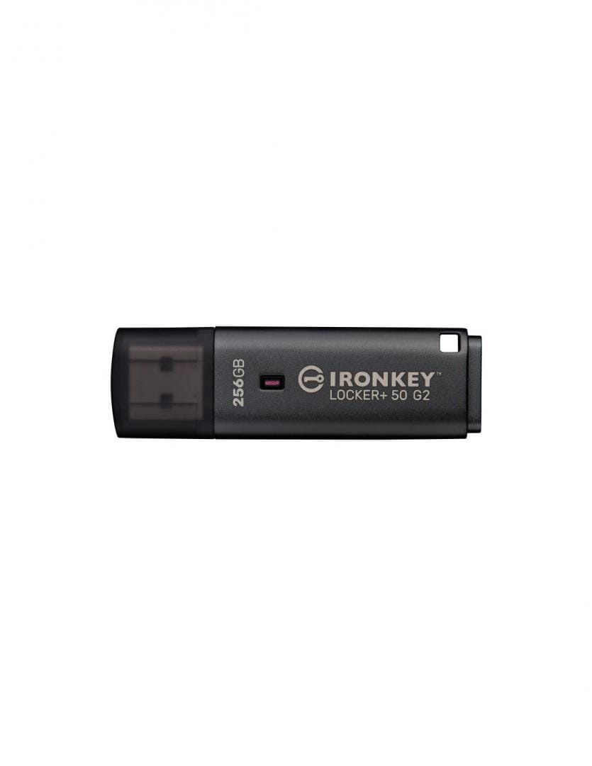 Memorie USB KINGSTON IronKey Locker+ 50 G2 256GB USB Type-A Negru