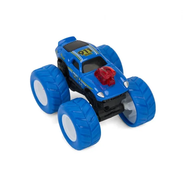 Mașinuță MOMKI Poliție Albastră 8.5cm Cu Inerție - imagine 2