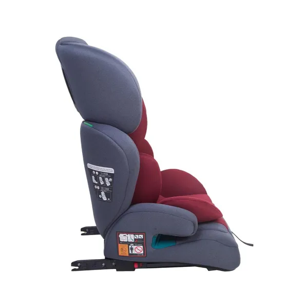 Scaun auto U-GROW 76-150cm R129 Isofix Roșu - imagine 3