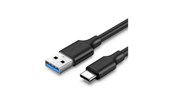 Cablu UGREEN US184 USB 3.0 Type-C 1m Negru - imagine 2