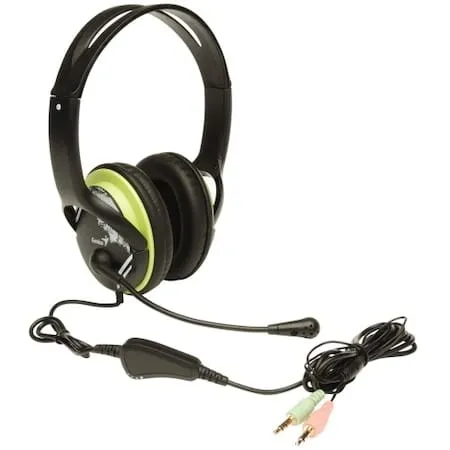 Căști PC GENIUS HS-400A cu fir Jack 3.5 mm Negru