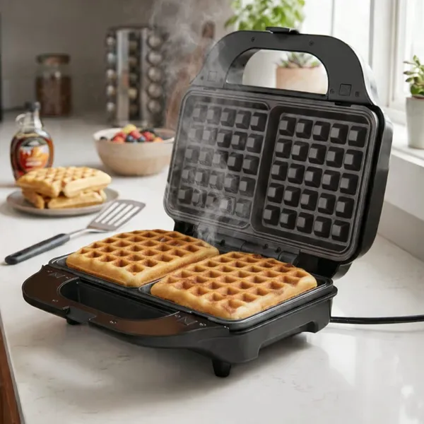 Sandwich Maker HEINNER SM-2H900BKS 900W Negru - imagine 8