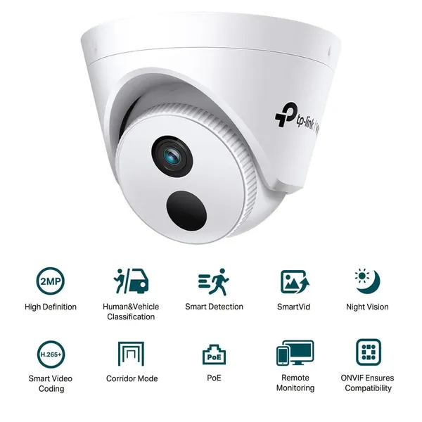 Cameră IP TP-LINK C420I Turret 4mm 2MP Full HD - imagine 3