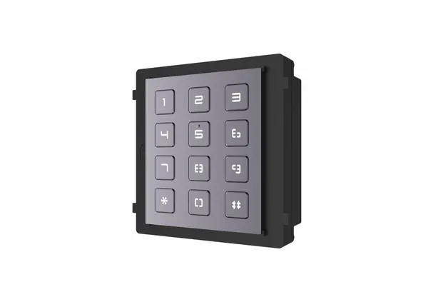 Modul Tastatură HIKVISION DS-KD-KP Extensie Interfon Negru - imagine 2