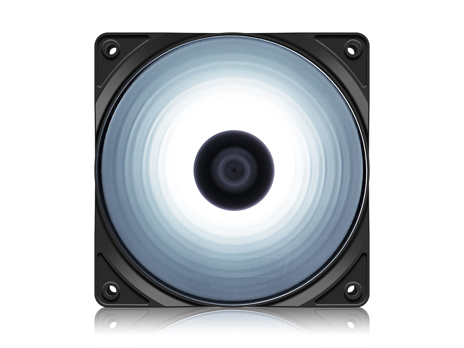 Ventilator DEEPCOOL RF120W 120mm LED Alb DP-FLED-RF120-WH