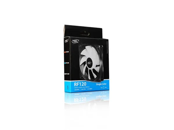 Ventilator DEEPCOOL RF120W 120mm LED Alb DP-FLED-RF120-WH