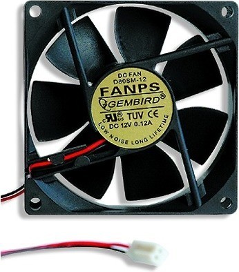 Ventilator PC GEMBIRD FANPS 80mm 2000rpm pentru Sursă