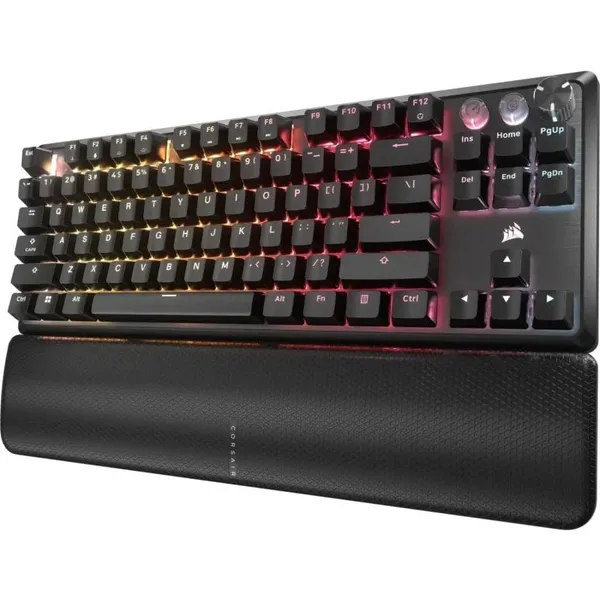 Tastatură Mecanică Gaming CORSAIR K70 PRO TKL RGB USB Negru - imagine 4