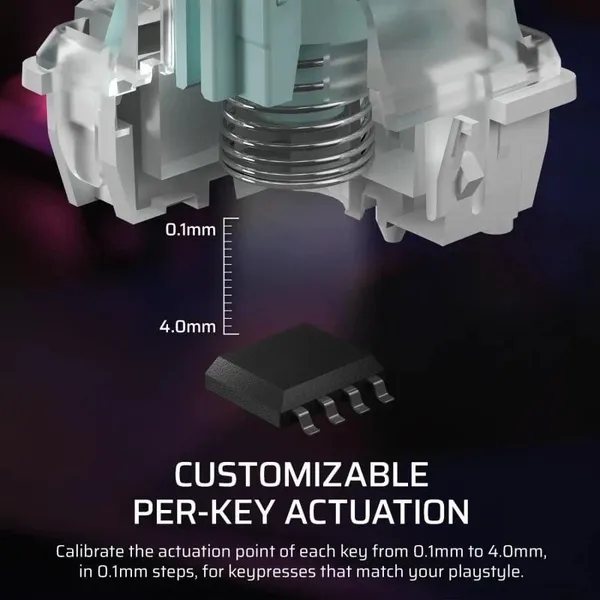 Tastatură Mecanică Gaming CORSAIR K70 PRO TKL RGB USB Negru - imagine 14