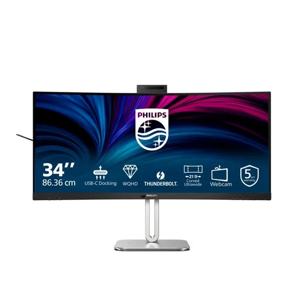 Monitor PHILIPS 34B2U6603CH/00 Curbat 3440x1440 120Hz - imagine 2