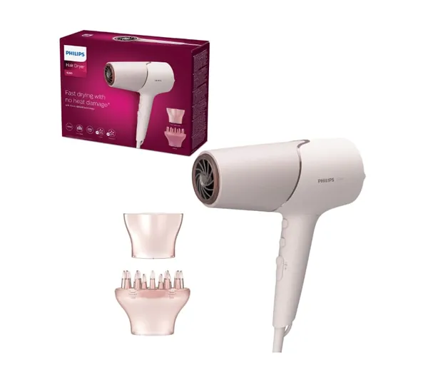 Uscător de Păr PHILIPS Seria 5000 BHD530/00 ThermoShield 2300W Piersică - imagine 1