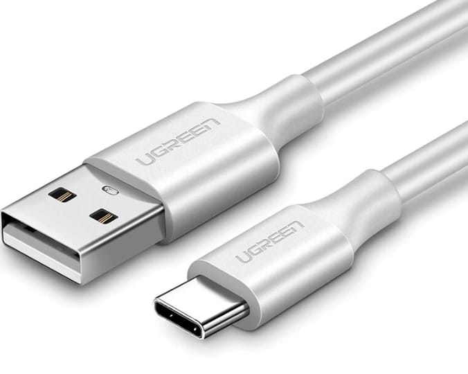 Cablu UGREEN US287 USB Type-C 3A 1.5m Alb