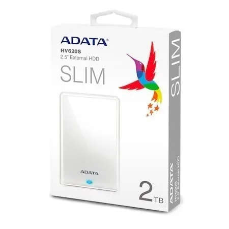 HDD Extern ADATA HV620S 2TB USB 3.1 Alb - imagine 5