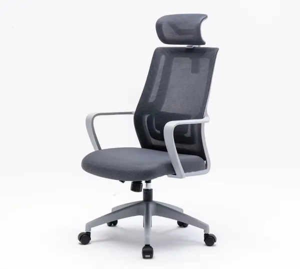 Scaun Office SERIOUX Shark SRX-OC01-FA-G Manere Fixe Gri