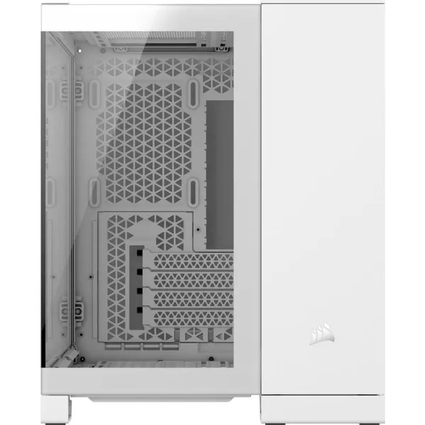 Carcasă PC CORSAIR iCUE LINK 2500X Micro ATX Dual Chamber Alb - imagine 5