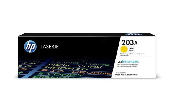Toner HP 203A CF542A Galben Color LaserJet Pro M254 M280 M281 - imagine 2