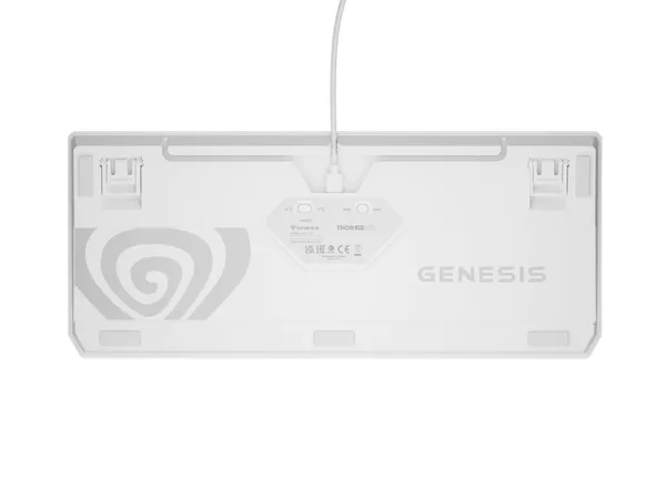 Tastatură Gaming GENESIS Thor 230 TKL Mecanică Wireless RGB Alb - imagine 5