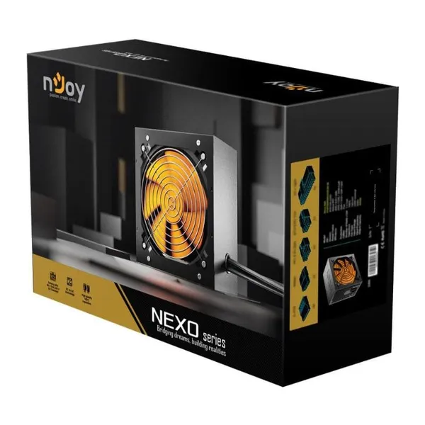 Sursă PC NJOY NEXO 750W 80+ Gold ATX Negru