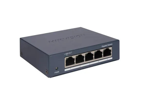Switch HIKVISION DS-3E0505-O 5 Porturi Gigabit RJ45