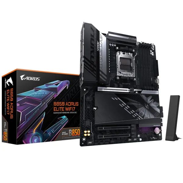 Placă de bază GIGABYTE B850 AORUS ELITE WIFI7 AM5 ATX Negru